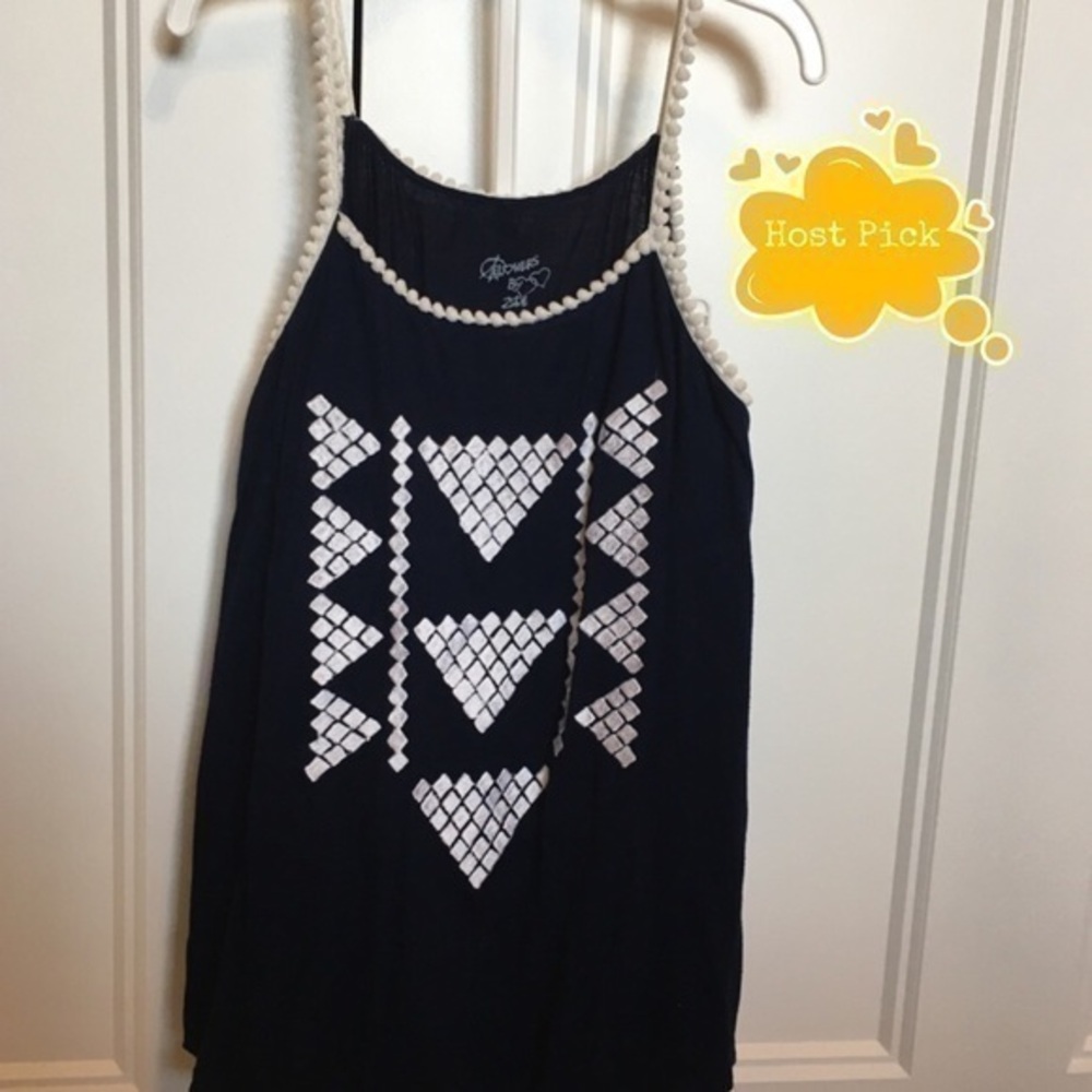 Girls size XLarge navy tank top